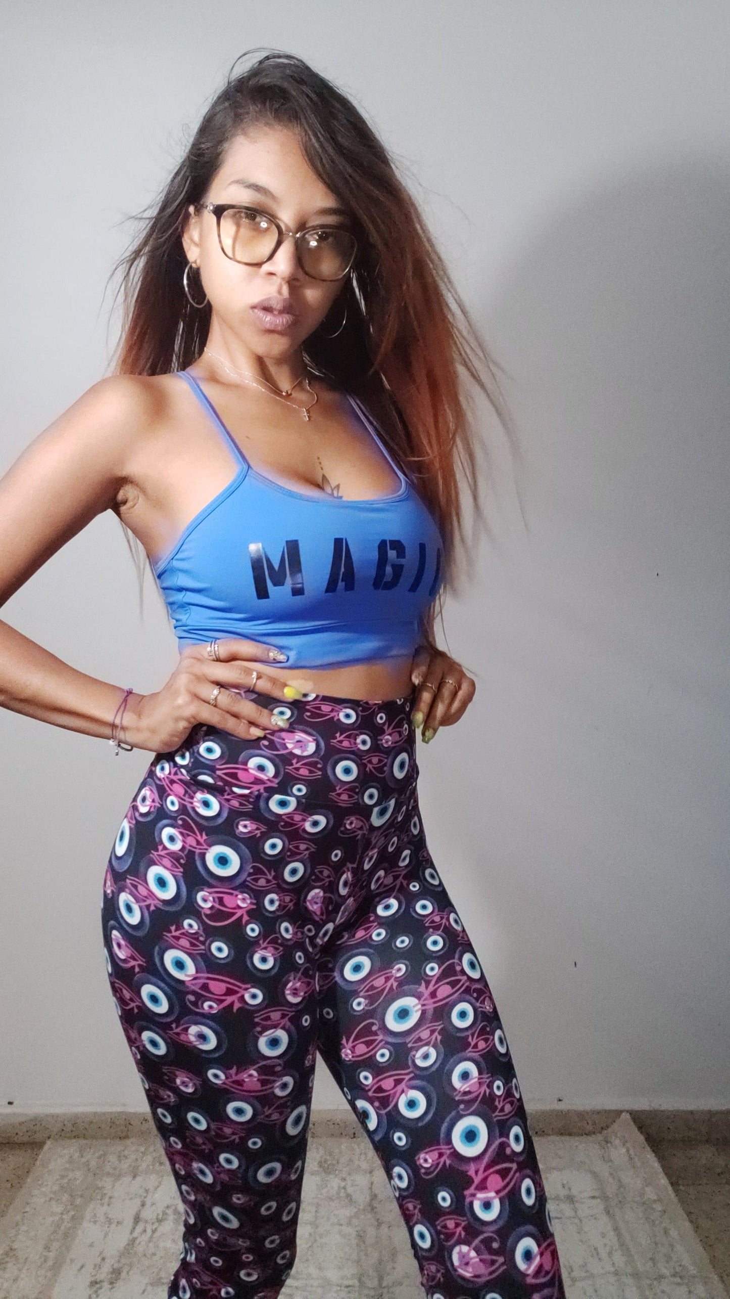 Leggings Greek eyes